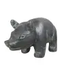 Product image 8 of the product “Sitting pig, 28 cm Length | Cast stone, handcrafted & coloured ”